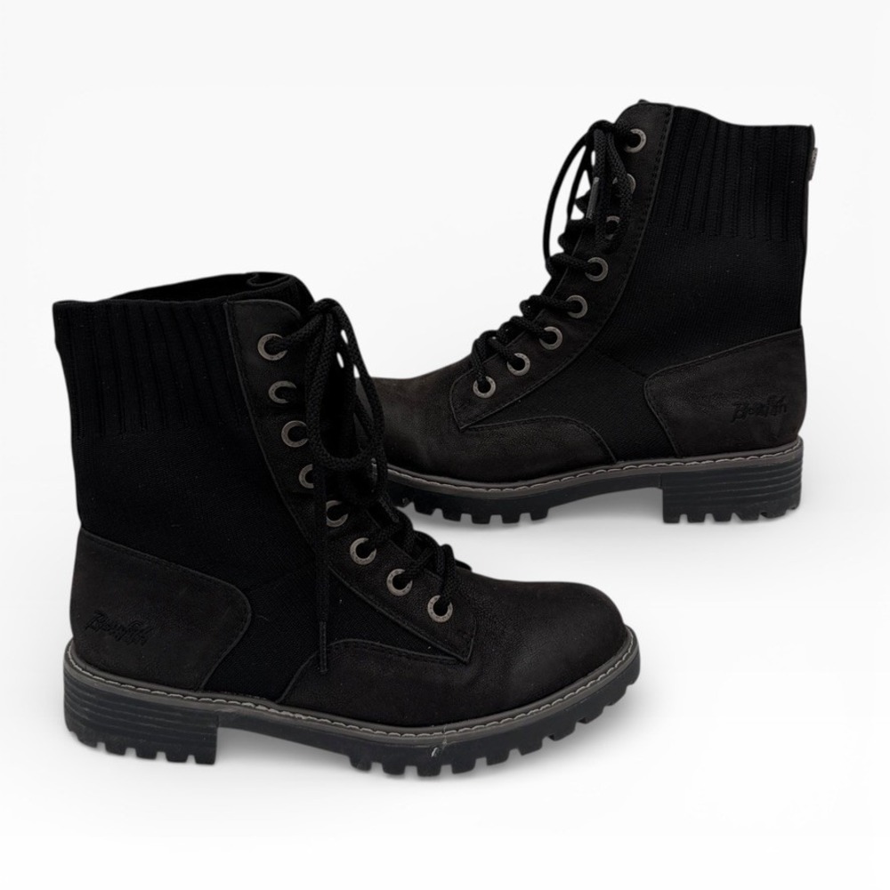 Palladium‎ Women's Combat Boots Lace-Up Black Size 8 Rugged Casual